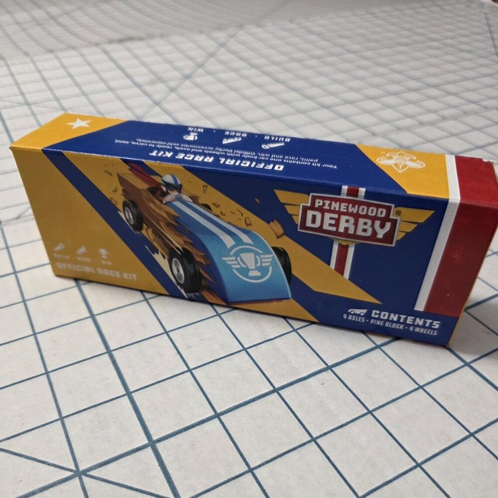 Official Pinewood Derby Car Kit – Boy Scouts of America NIB